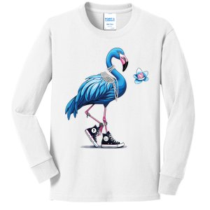 Flamingo Kamala Lotus Kids Long Sleeve Shirt