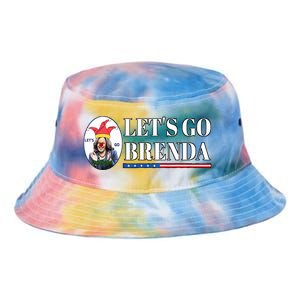 Funny Kamala Lets Go Brenda Laughin Harris Tie Dye Newport Bucket Hat