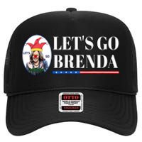 Funny Kamala Lets Go Brenda Laughin Harris High Crown Mesh Back Trucker Hat