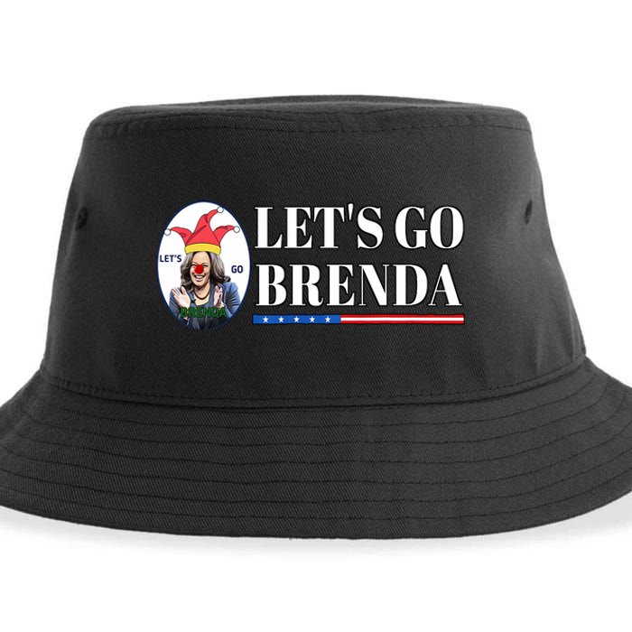 Funny Kamala Lets Go Brenda Laughin Harris Sustainable Bucket Hat