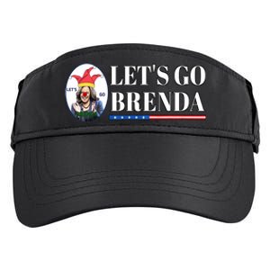 Funny Kamala Lets Go Brenda Laughin Harris Adult Drive Performance Visor