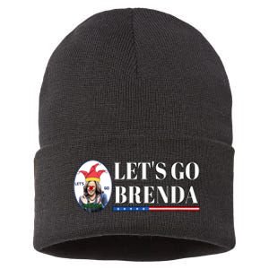 Funny Kamala Lets Go Brenda Laughin Harris Sustainable Knit Beanie