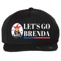 Funny Kamala Lets Go Brenda Laughin Harris Wool Snapback Cap