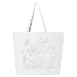 Flower Kitten Lover Butterfly Catching Net Floral Cat 25L Jumbo Tote