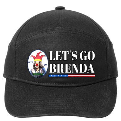 Funny Kamala Lets Go Brenda Laughin Harris 7-Panel Snapback Hat