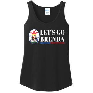 Funny Kamala Lets Go Brenda Laughin Harris Ladies Essential Tank