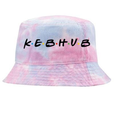 Funny Kebab Lover Keb Hub Sign Foodie Graphic Gift Tie-Dyed Bucket Hat