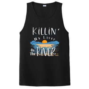 Funny Killing My Liver On The River Items PosiCharge Competitor Tank