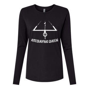 Funny Kitesurfing Mom Kiteboarding Kite Surfing Gift Womens Cotton Relaxed Long Sleeve T-Shirt