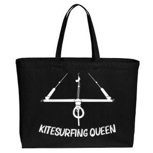 Funny Kitesurfing Mom Kiteboarding Kite Surfing Gift Cotton Canvas Jumbo Tote