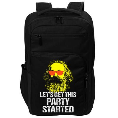 Funny Karl Marx Communist Party Impact Tech Backpack