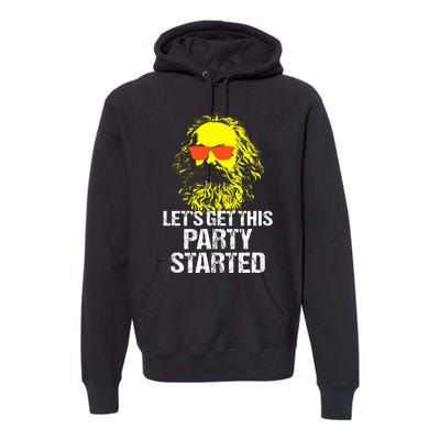 Funny Karl Marx Communist Party Premium Hoodie