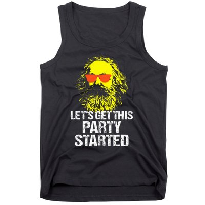 Funny Karl Marx Communist Party Tank Top