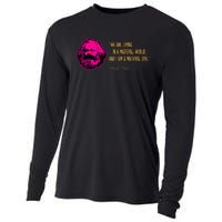 Funny Karl Marx Parody IM A Material Girl Cooling Performance Long Sleeve Crew