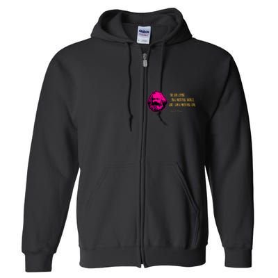 Funny Karl Marx Parody IM A Material Girl Full Zip Hoodie