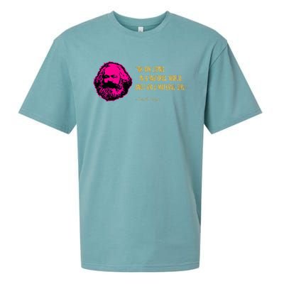 Funny Karl Marx Parody IM A Material Girl Sueded Cloud Jersey T-Shirt