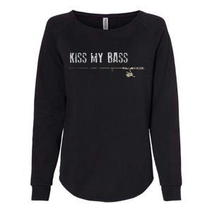 Fishing Kiss My Bass Fish FatherS Day Gift Womens California Wash Sweatshirt