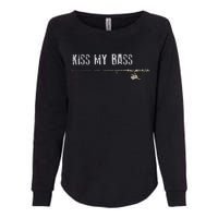 Fishing Kiss My Bass Fish FatherS Day Gift Womens California Wash Sweatshirt