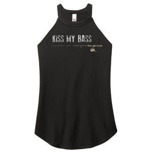 Fishing Kiss My Bass Fish FatherS Day Gift Women's Perfect Tri Rocker Tank