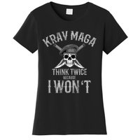 Funny Krav Maga Fighting Skull Women's T-Shirt