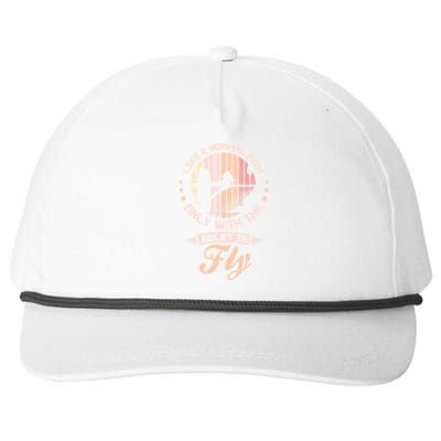 Flying Kitesurfing Mom Gift Snapback Five-Panel Rope Hat