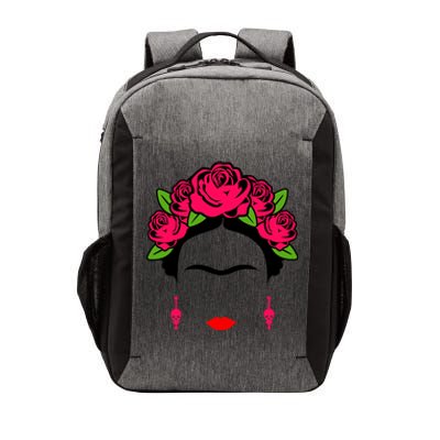 Frida Kahlo Mexico Artist Lover Flower Skull Vector Backpack