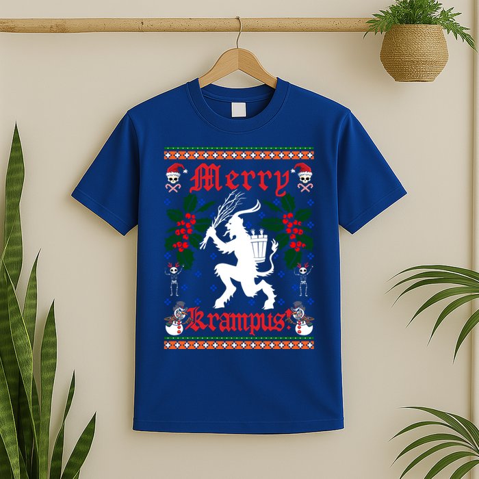 Funny Krampus Merry Krampus Ugly Christmas Gift T-Shirt