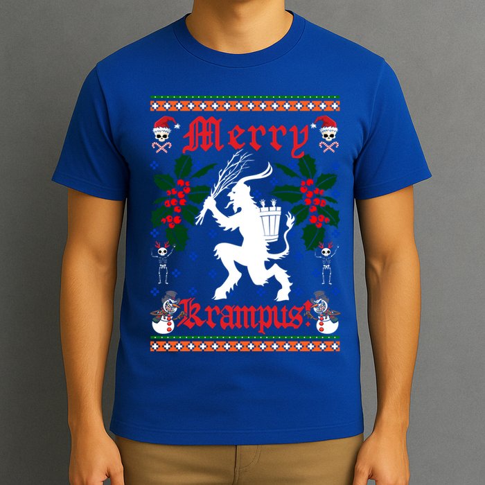 Funny Krampus Merry Krampus Ugly Christmas Gift T-Shirt