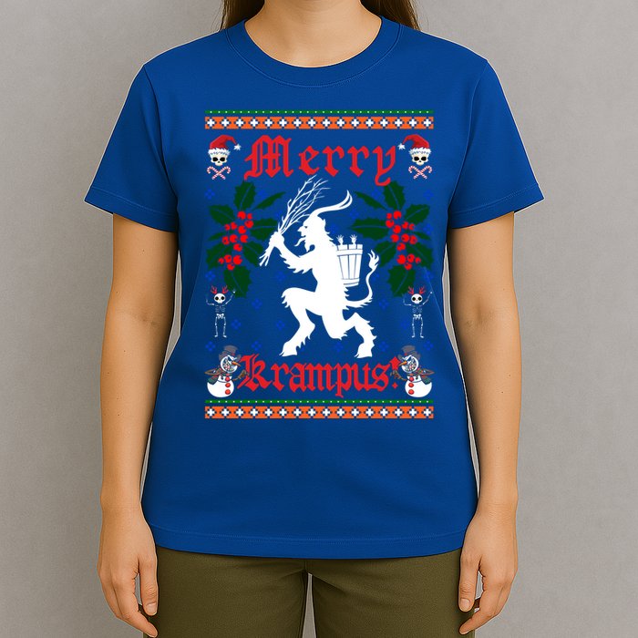 Funny Krampus Merry Krampus Ugly Christmas Gift T-Shirt