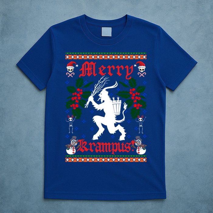 Funny Krampus Merry Krampus Ugly Christmas Gift T-Shirt