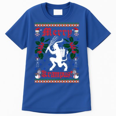 Funny Krampus Merry Krampus Ugly Christmas Gift Tall T-Shirt
