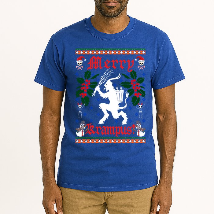 Funny Krampus Merry Krampus Ugly Christmas Gift Tall T-Shirt