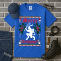 Funny Krampus Merry Krampus Ugly Christmas Gift Tall T-Shirt
