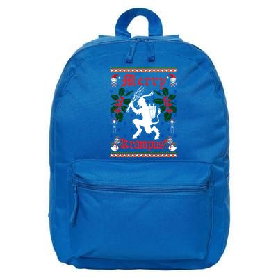 Funny Krampus Merry Krampus Ugly Christmas Gift 16 in Basic Backpack