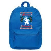 Funny Krampus Merry Krampus Ugly Christmas Gift 16 in Basic Backpack