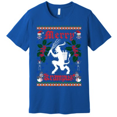 Funny Krampus Merry Krampus Ugly Christmas Gift Premium T-Shirt