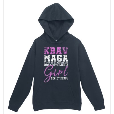 Funy Krav Maga Girl Gift Martial Arts Krav Maga Urban Pullover Hoodie