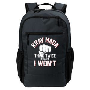 Funny Krav Maga Warrior Combat And Self Defense Gifts Daily Commute Backpack