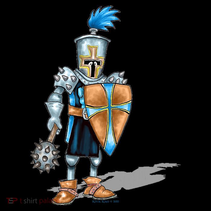Fun King's Medieval Knight Drawstring Bag