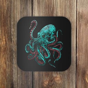 Funny Kraken Octopus Gift Coaster