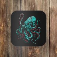 Funny Kraken Octopus Gift Coaster