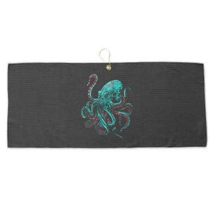 Funny Kraken Octopus Gift Large Microfiber Waffle Golf Towel