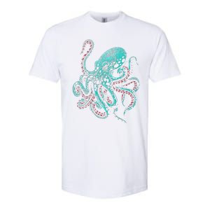 Funny Kraken Octopus Gift Softstyle CVC T-Shirt