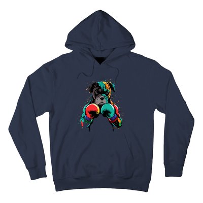 Funny Kickboxing Or Boxing Boxer Dog Hoodie