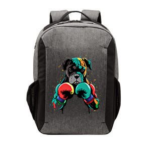 Funny Kickboxing Or Boxing Boxer Dog Gift Vector Backpack