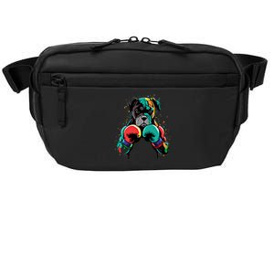 Funny Kickboxing Or Boxing Boxer Dog Gift Crossbody Pack