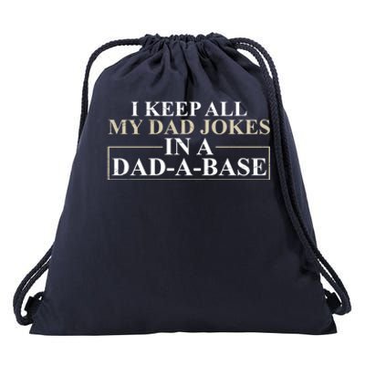 Funny King Of Puns Fathers Day Gift Humorous Dad Jokes Gift Drawstring Bag