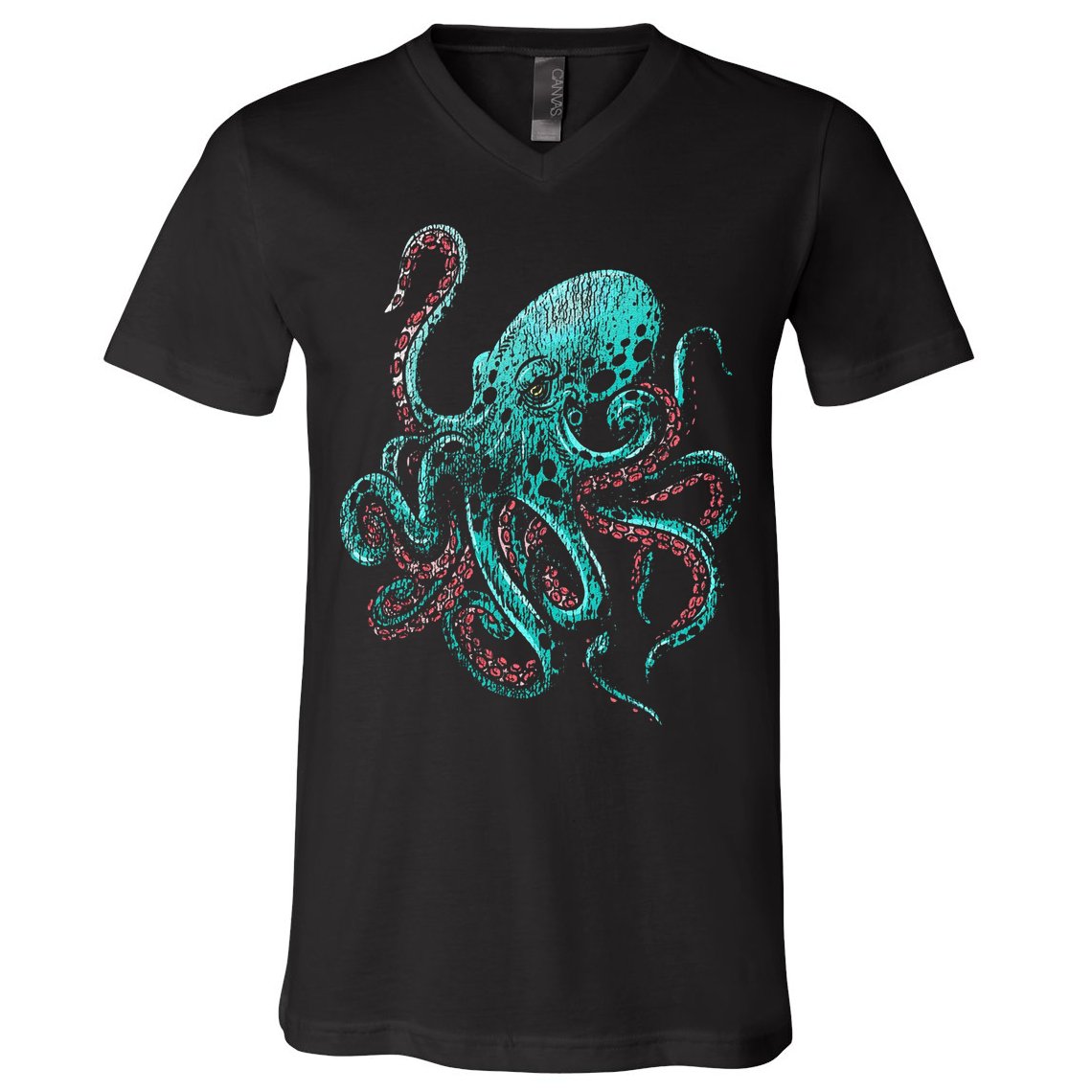 Funny Kraken Octopus Gift V-Neck T-Shirt