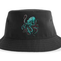 Funny Kraken Octopus Gift Sustainable Bucket Hat