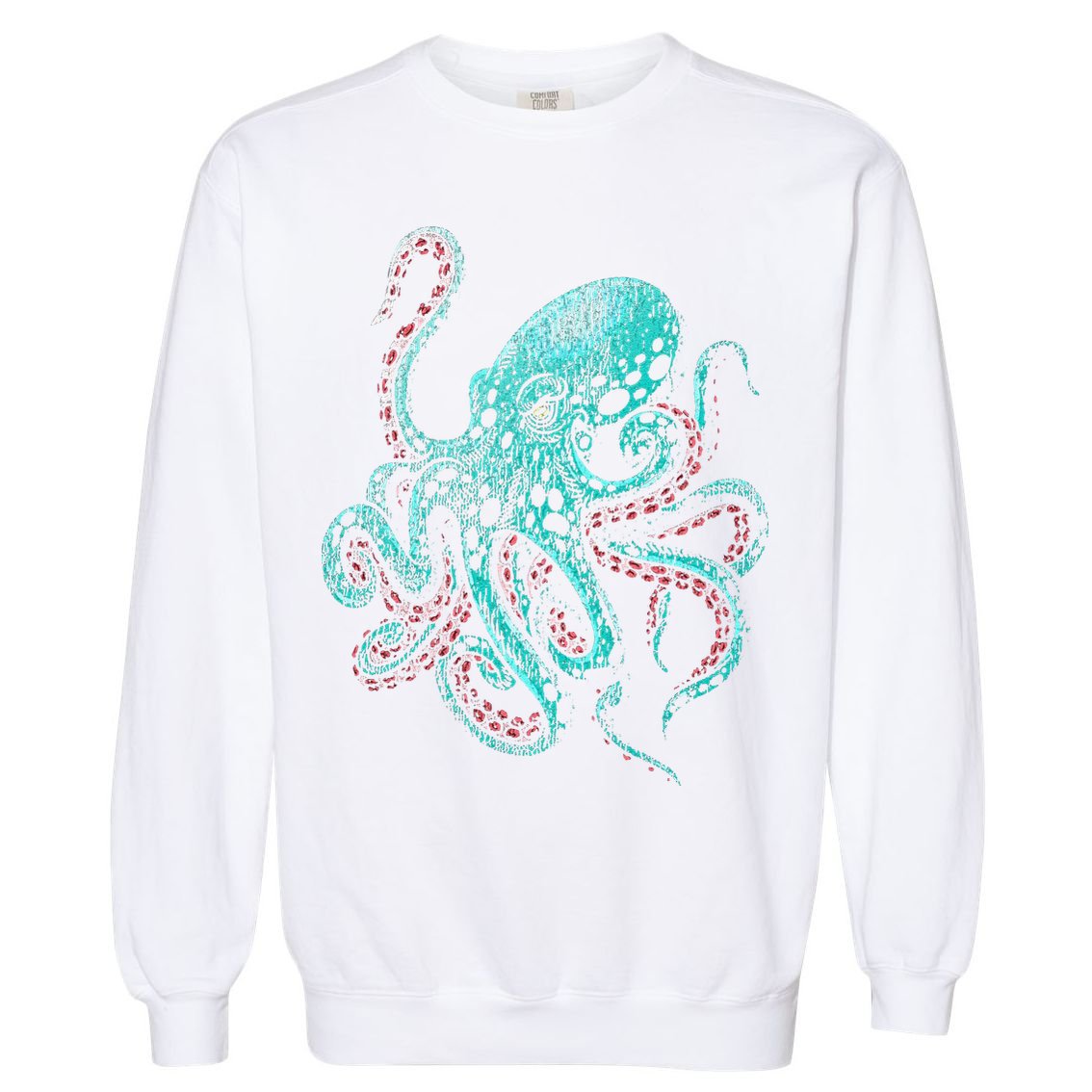 Funny Kraken Octopus Gift Garment-Dyed Sweatshirt